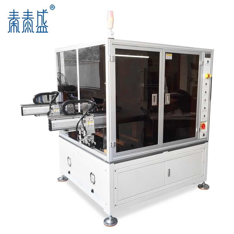 在線(xiàn)式手機(jī)喇叭防塵網(wǎng)防塵貼裝機(jī)ATM-SPK1